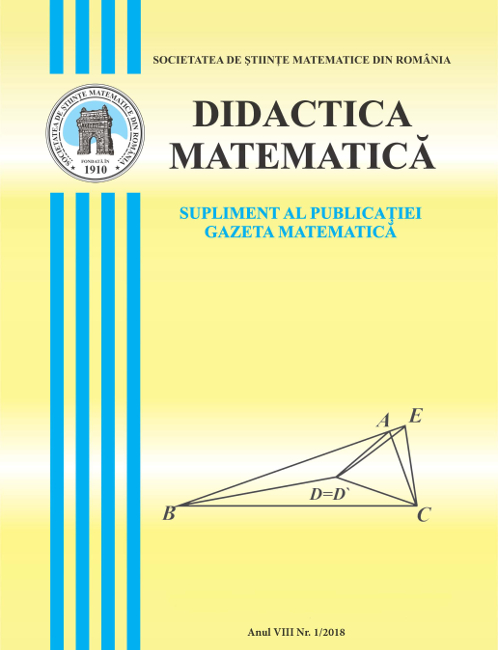 Didactica Matematica - nr. 1/2018