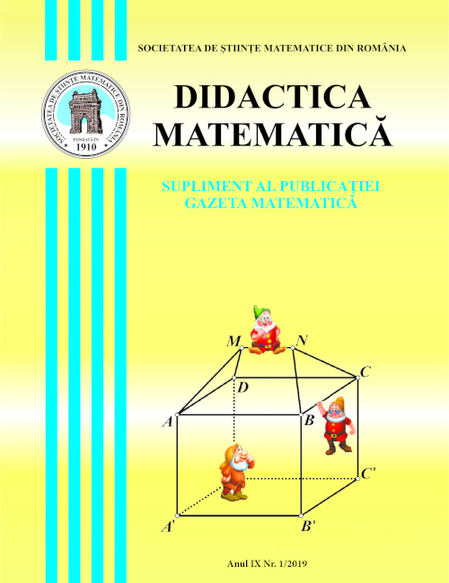 Didactica Matematica - nr. 1/2019
