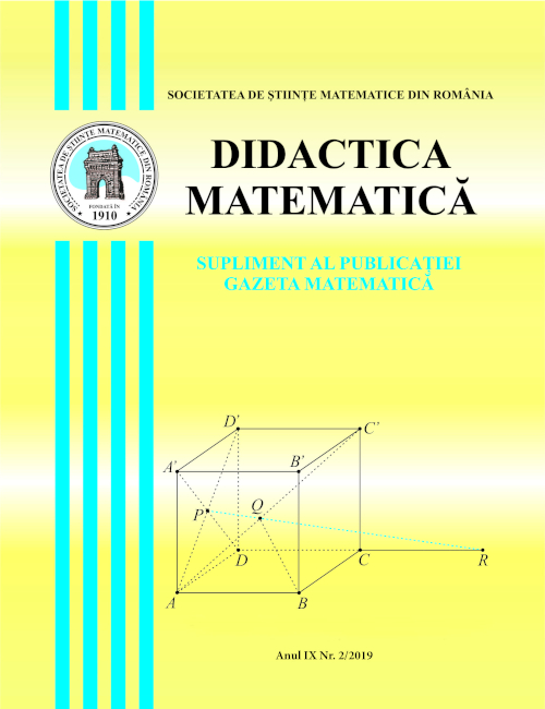 Didactica Matematica - nr. 2/2019