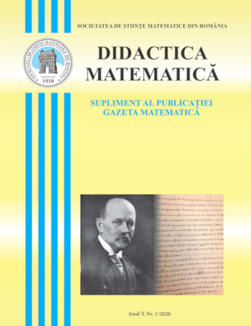 Didactica Matematica - nr. 1/2020