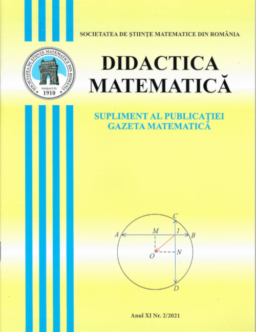 Didactica Matematica - nr. 2/2021